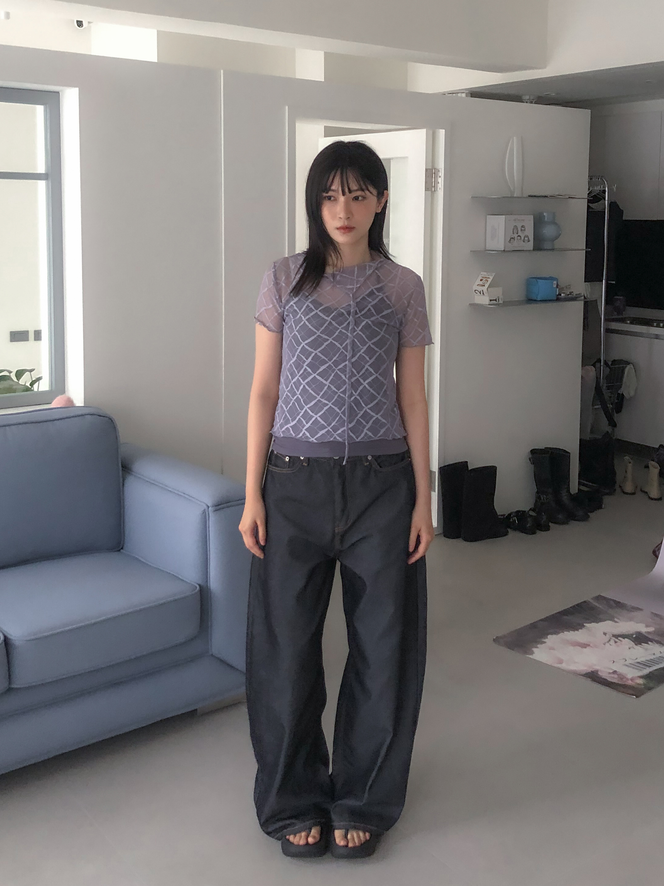 classic buckle pants #牛仔褲