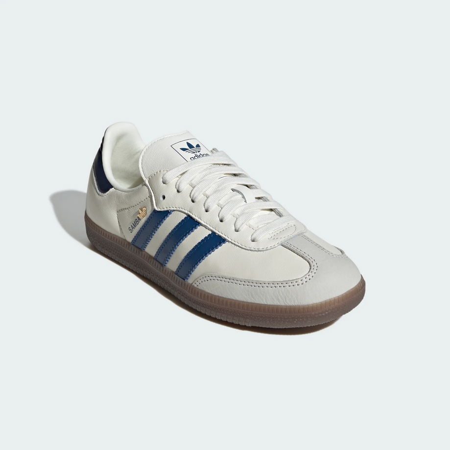 【預訂】 ADIDAS SAMBA OG 奶油深藍小金章-UNISEX
