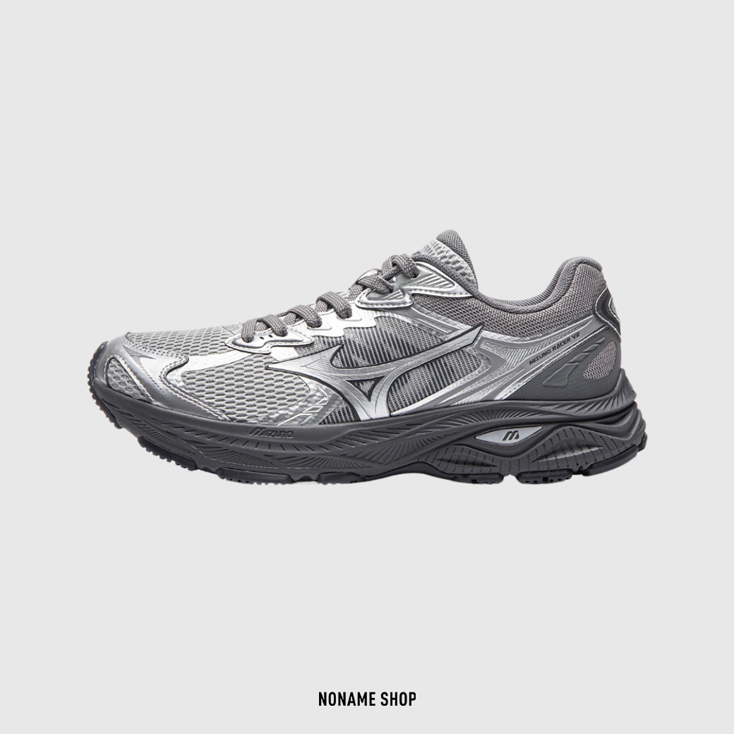 MIZUNO RACER V2 美津濃 復古 透氣 機能鞋 灰銀 (男/女款)