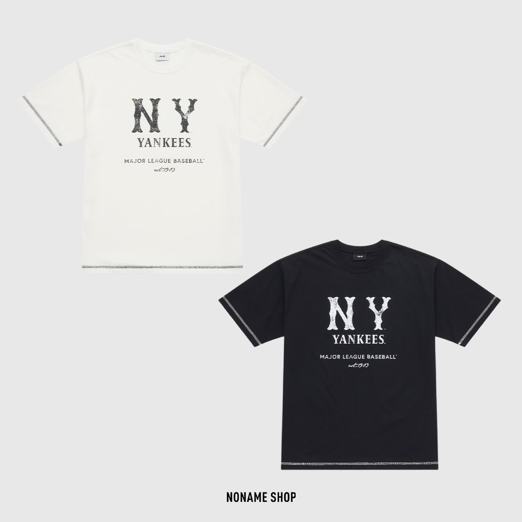 MLB 張凌赫同款 涼感 抗UV 紐約洋基隊 NY YANKEES 短袖 兩色 (男款)