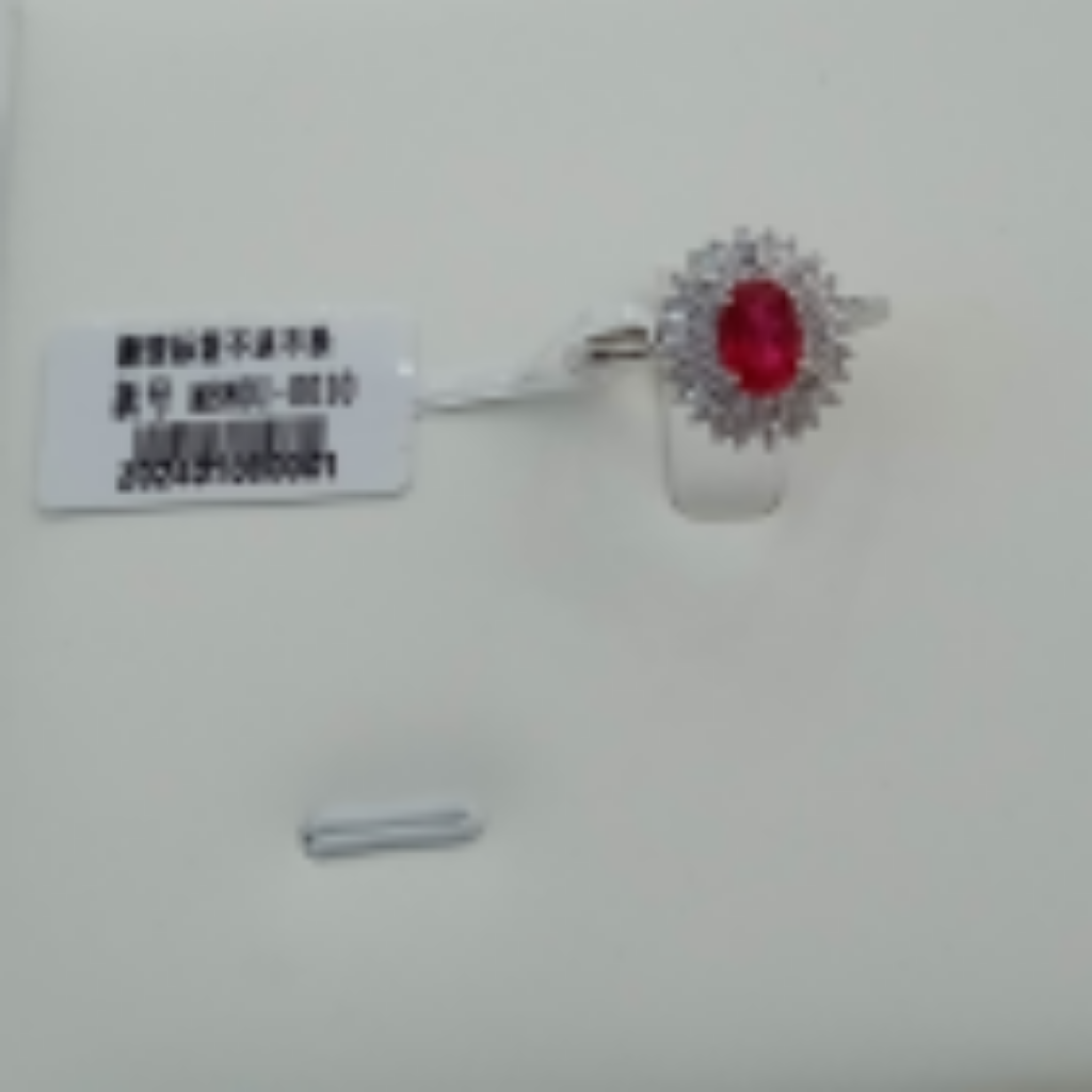 BRA-JJG0406-082 S925培育红宝石戒指 5×7 1.055ct (A82)