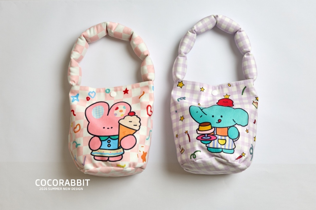 正韓夏cocorabbit 兩色兔兔/大象雲朵包