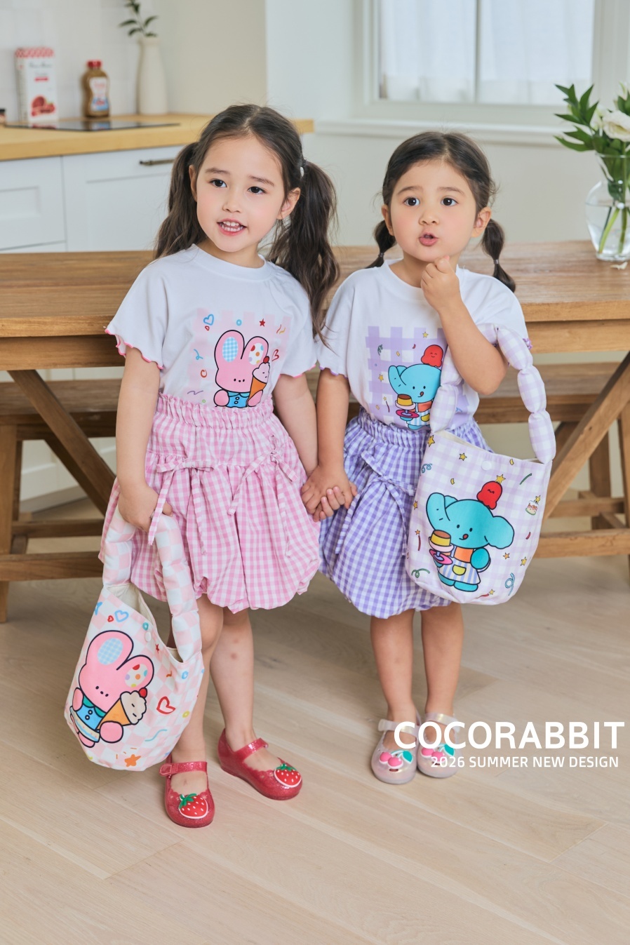 正韓夏cocorabbit 兩色兔兔/大象雲朵包