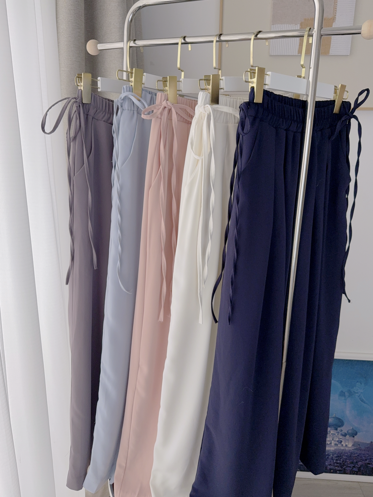 *BJ2 MADE SERIES* THE PINTUCK RIBBON WIDE LEG PANTS 260315