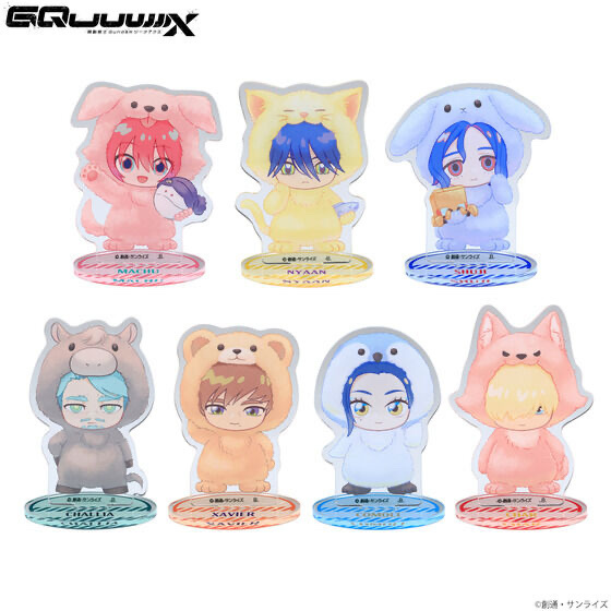 248898 Pbandai 預訂 2026/6月 機動戦士Gundam GQuuuuuuX もふもふデフォルメアクリルスタンド全種セット