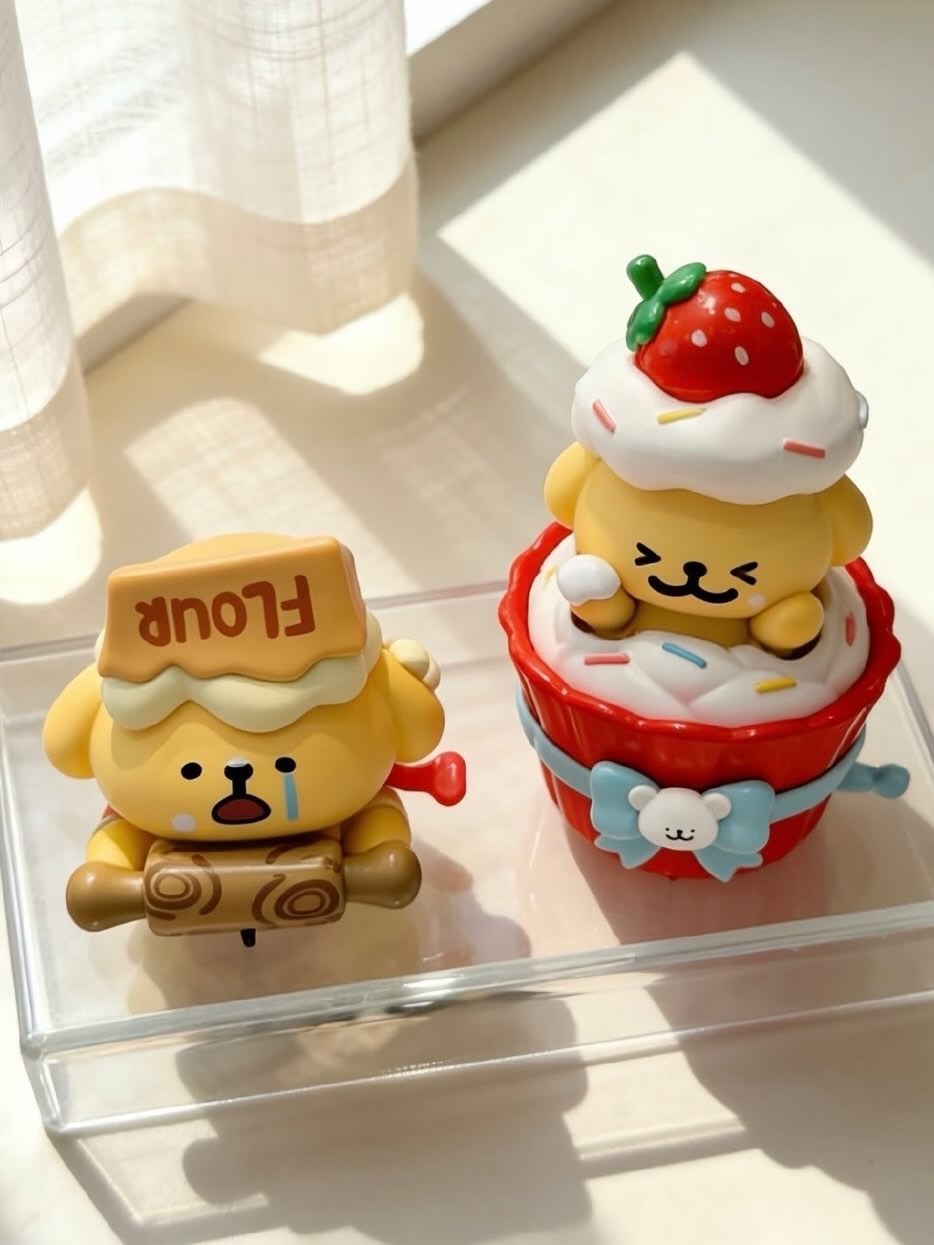 【OWN】MALTESE 線條小狗 烘焙日記 新品 盲盒 隨機 隱藏款 公仔 擺件 辦公室擺件 發條 6 + 1款