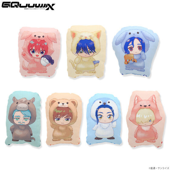 248937 Pbandai 預訂 2026/6月 機動戦士Gundam GQuuuuuuX もふもふデフォルメミニクッション（全7種）
