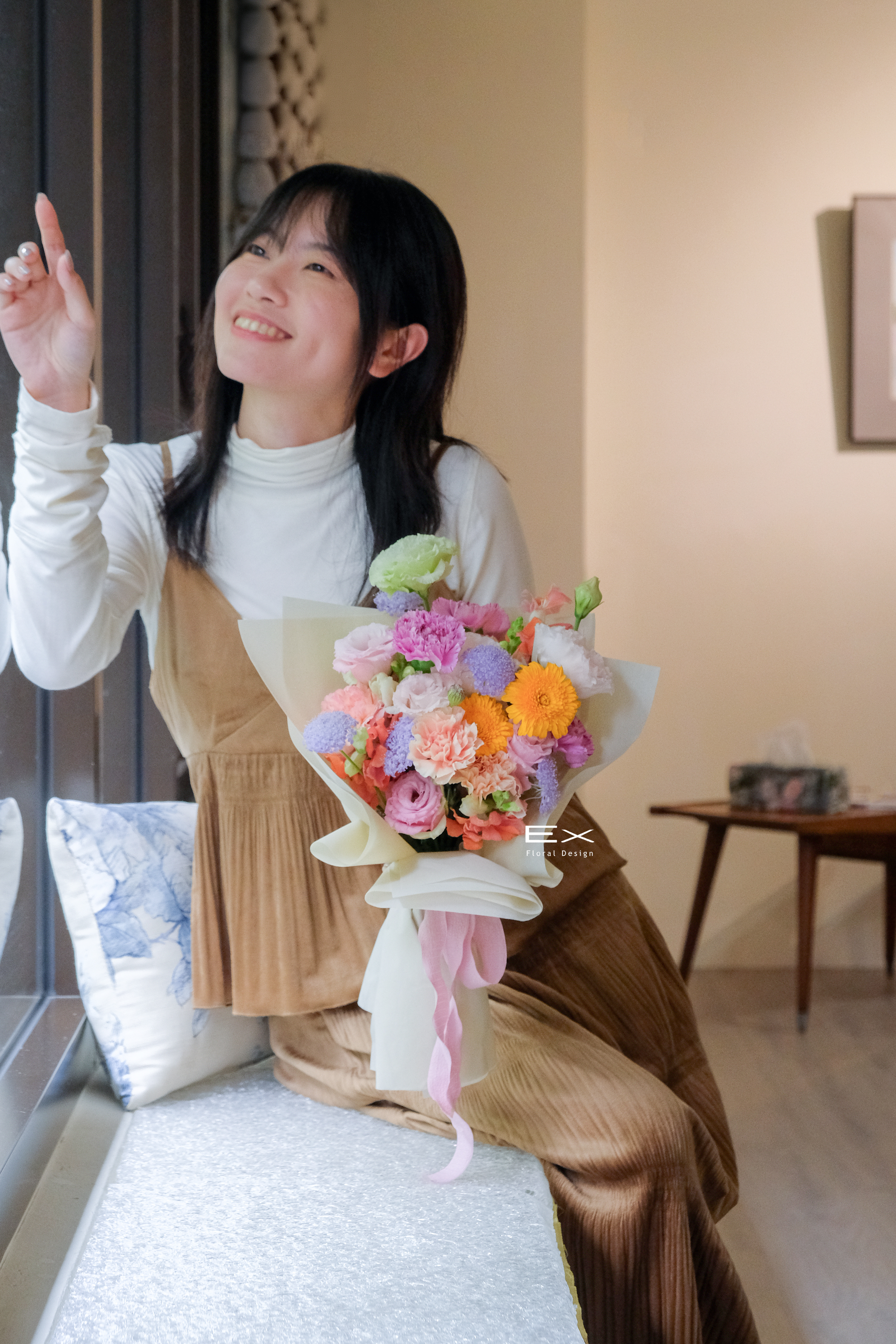 擁染｜精緻小花束