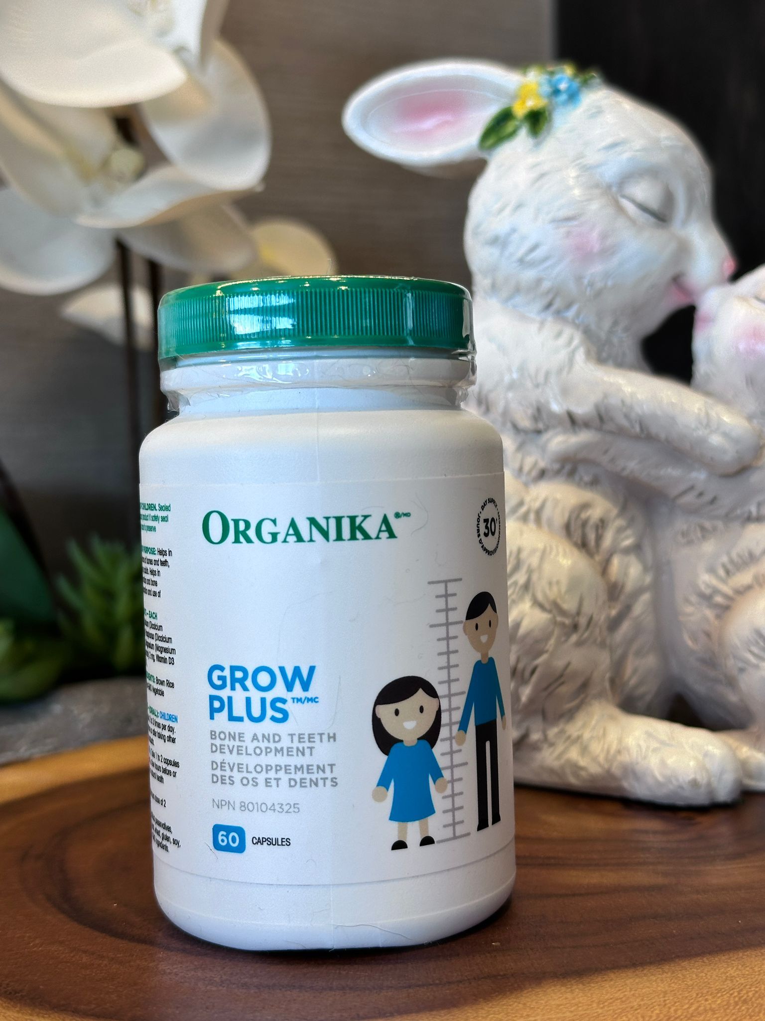RZ14 Organika Grow Plus 兒童生長因子 60粒 (9歲以上)  **到期日:約2027/07
