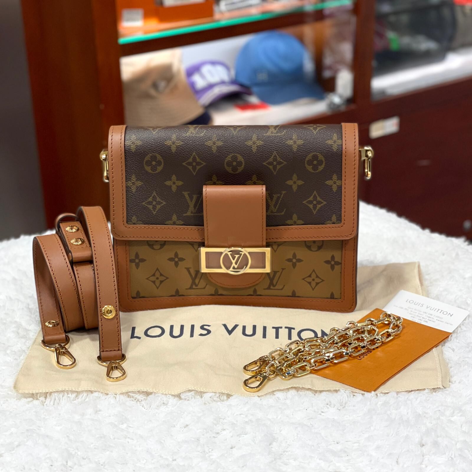 本週特價!!! 全新LV DAUPHINE M44391 MM MONOGRAM SHOULDER BAG #路易威登達芙妮 #BRAND NEW #香榭站正品