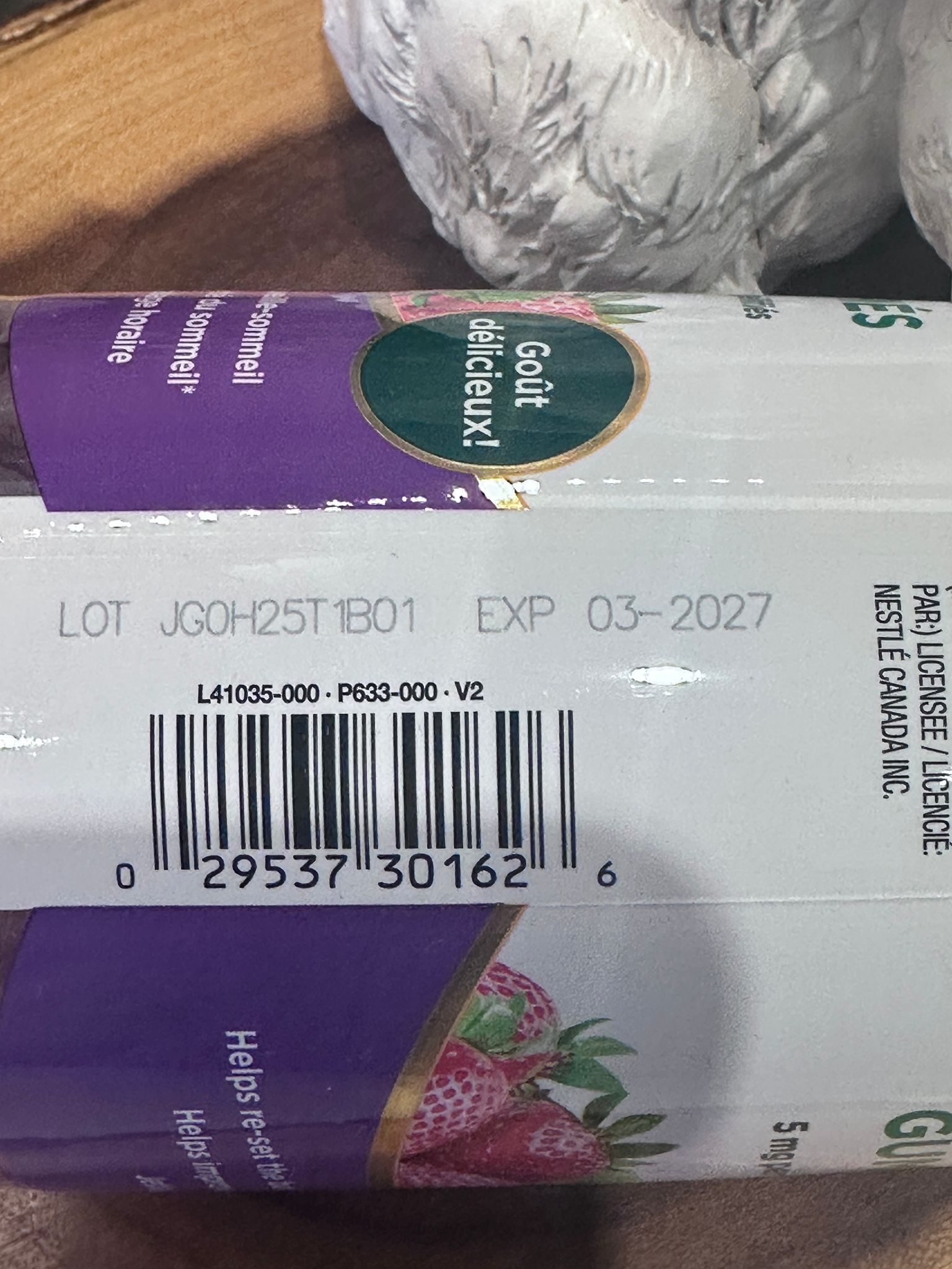 RZ20 Nature's Bounty Melatonin Gummies 瞓覺糖 2.5mg 180粒 ** 到期日: 約 2027/02