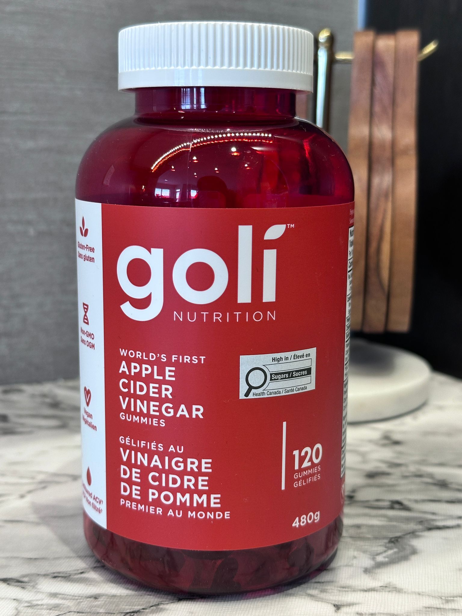 RZ21 Goli 有機蘋果醋軟糖 480g 120粒 **到期日: 約 2027/05