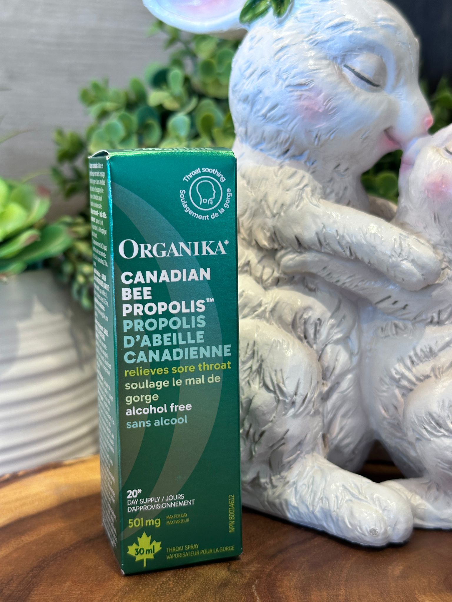 RZ23 Organika Bee Propolis Throat Spray 蜂膠喉嚨噴霧 (無酒精) 30ml **到期日:約2029/07