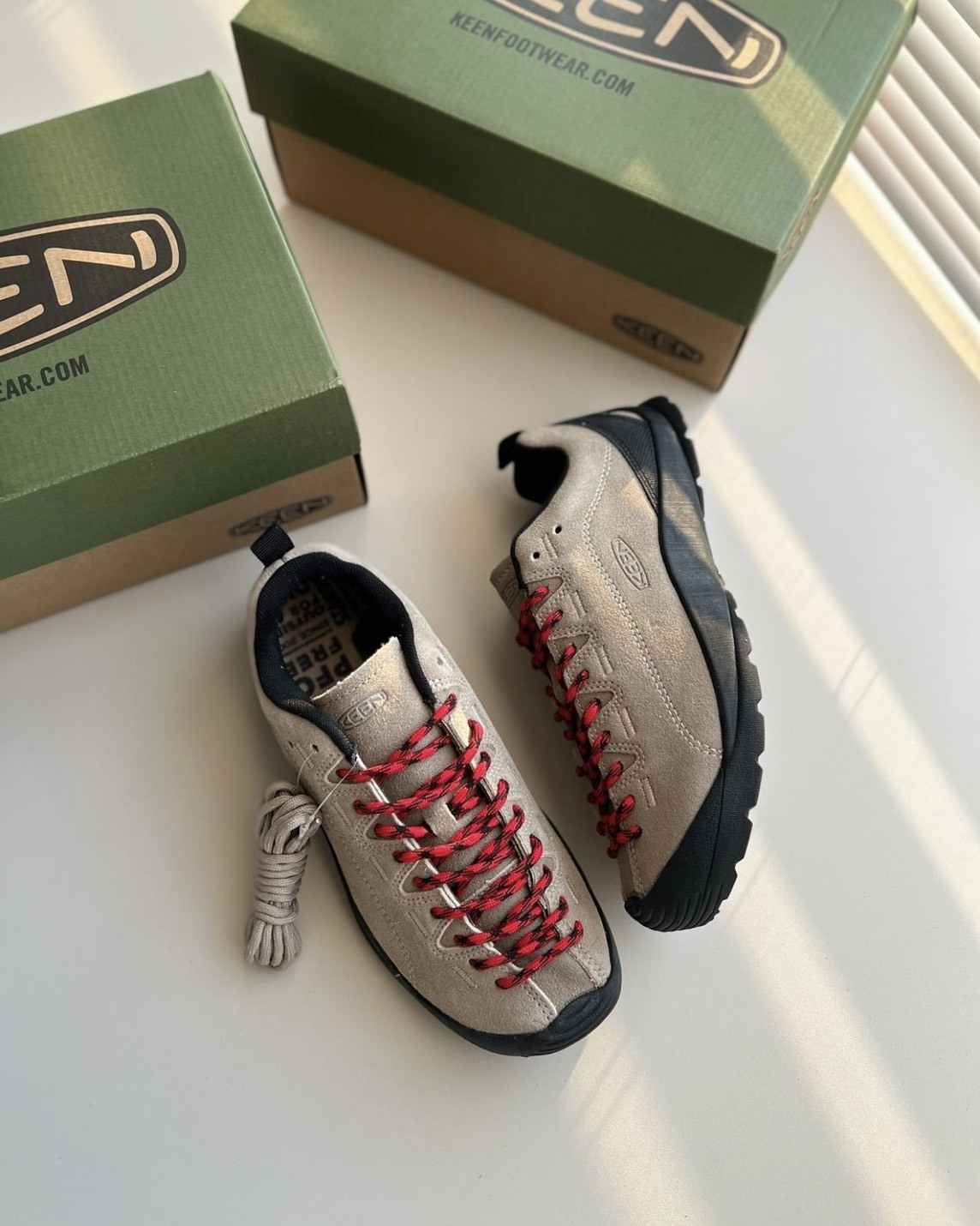 【預購】KEEN JASPER 露營徒步鞋 沙紅色 1002672