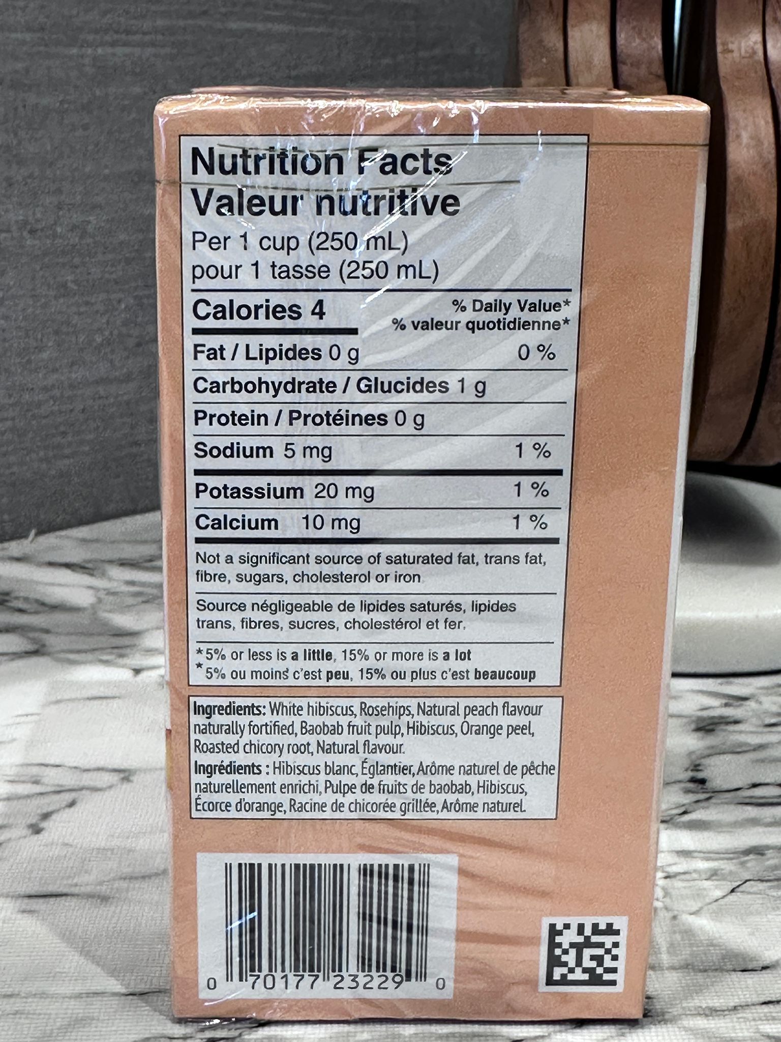 RZ40 Twinings Peach&Orange 香橙蜜桃茶 50g (20個茶包) x2盒 **到期日:約 2028/02