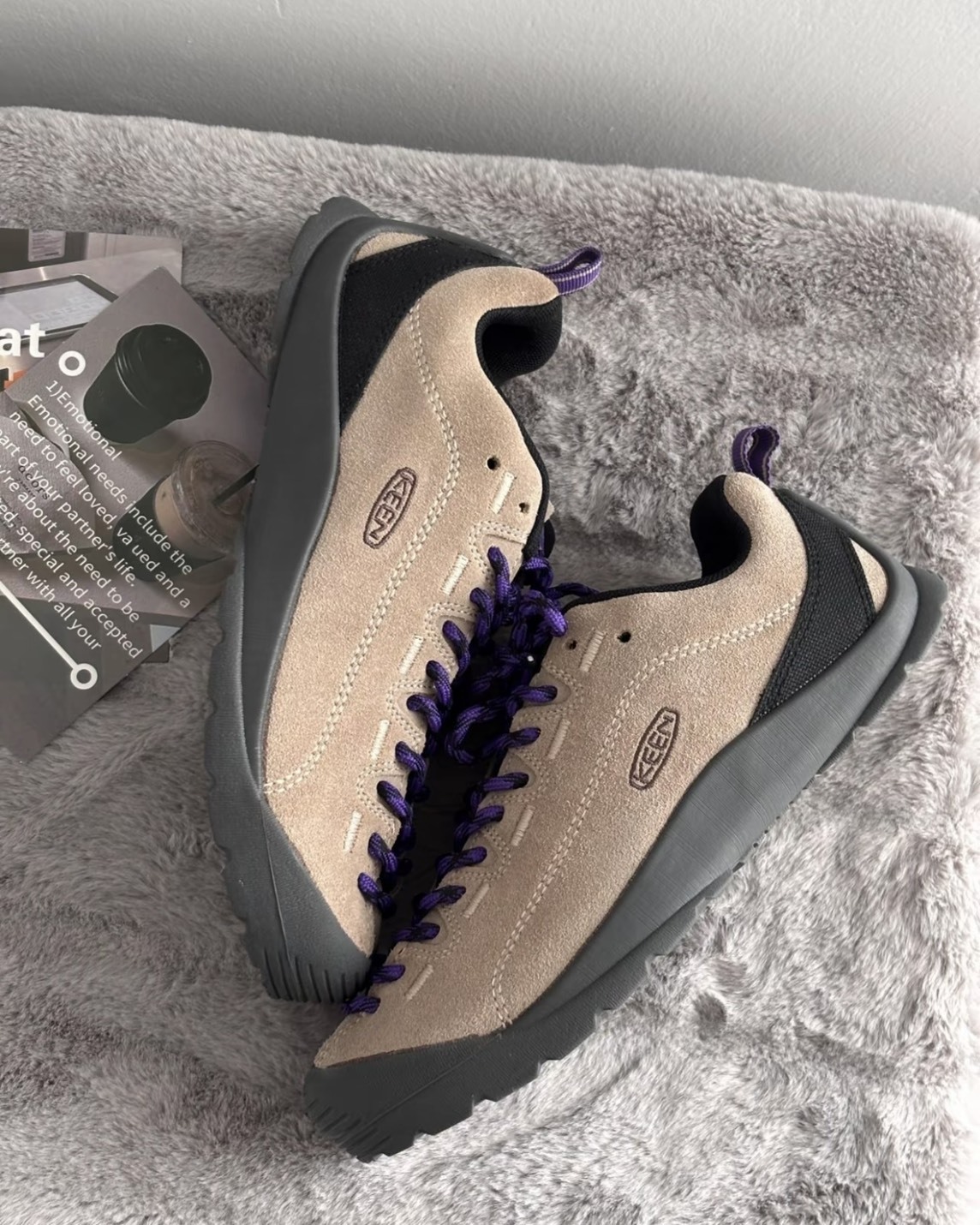 【預購】KEEN JASPER 露營徒步鞋 沙紫色 1026259