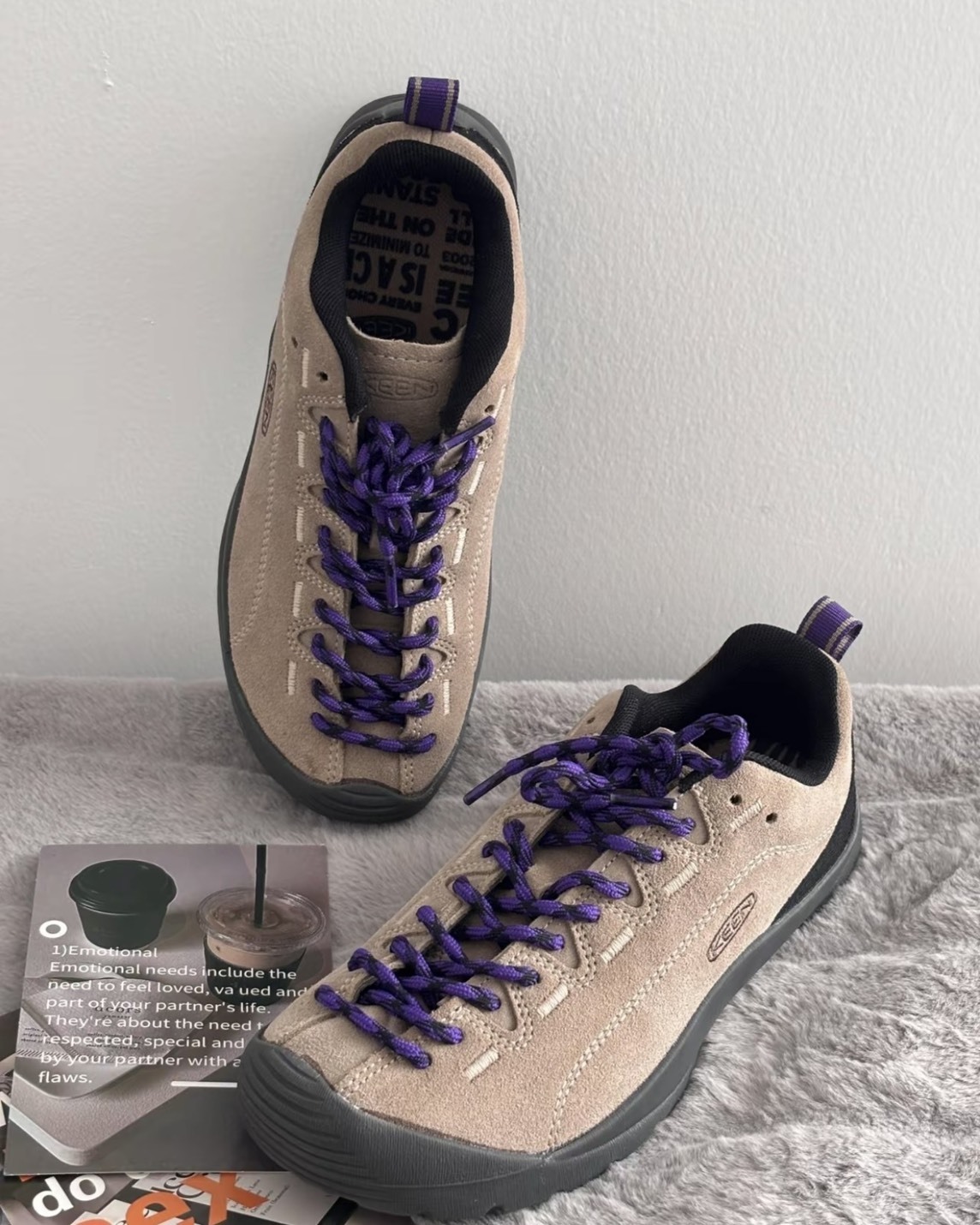 【預購】KEEN JASPER 露營徒步鞋 沙紫色 1026259