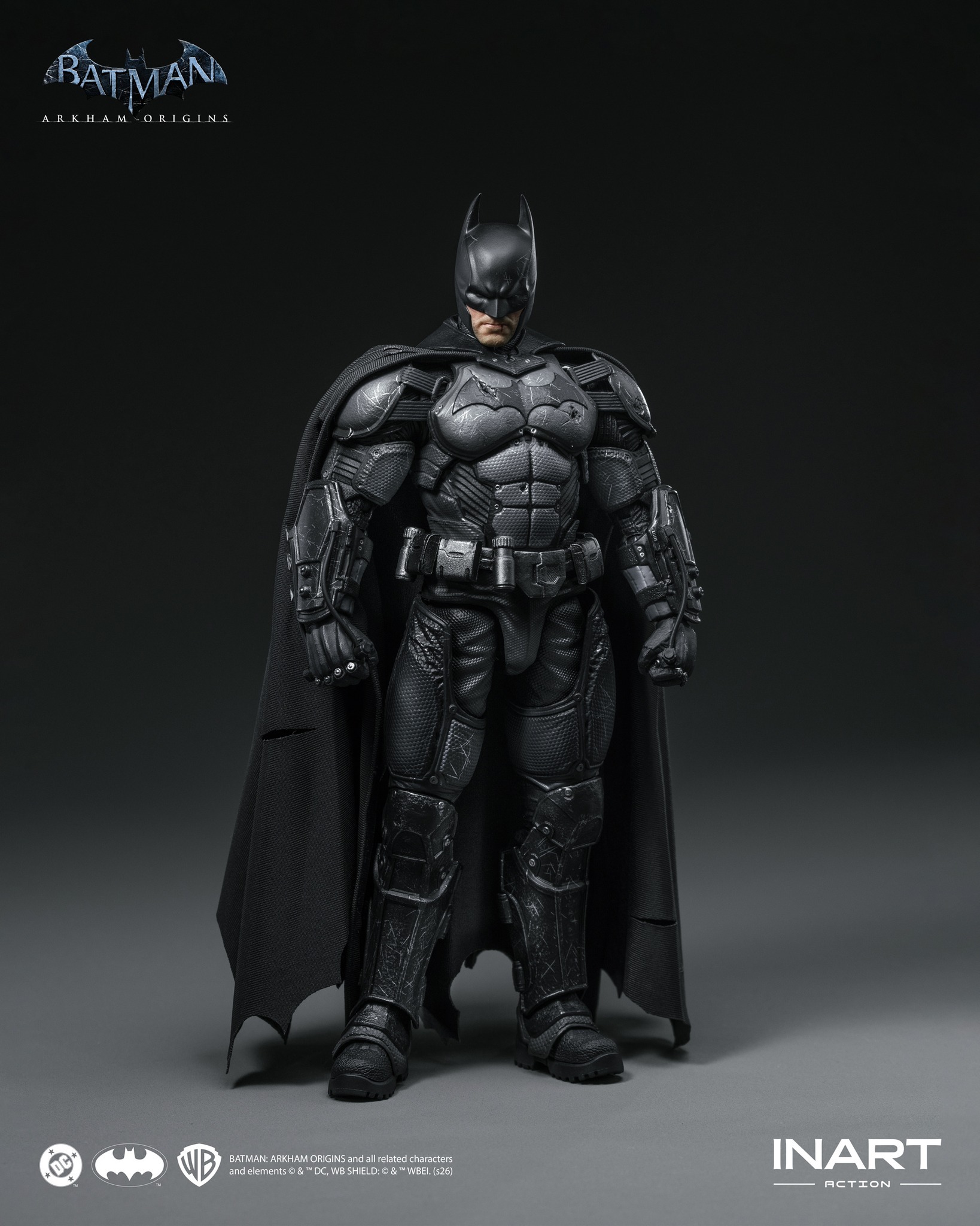 (預訂)  INART MAG-G0007 Arkham Origins Game Version 1/12 Batman Battle Damaged Ver.