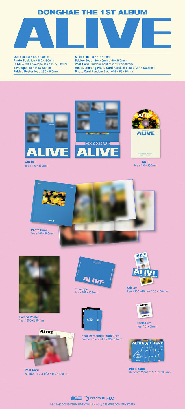 SJ Donghae 1st Album “ALIVE”