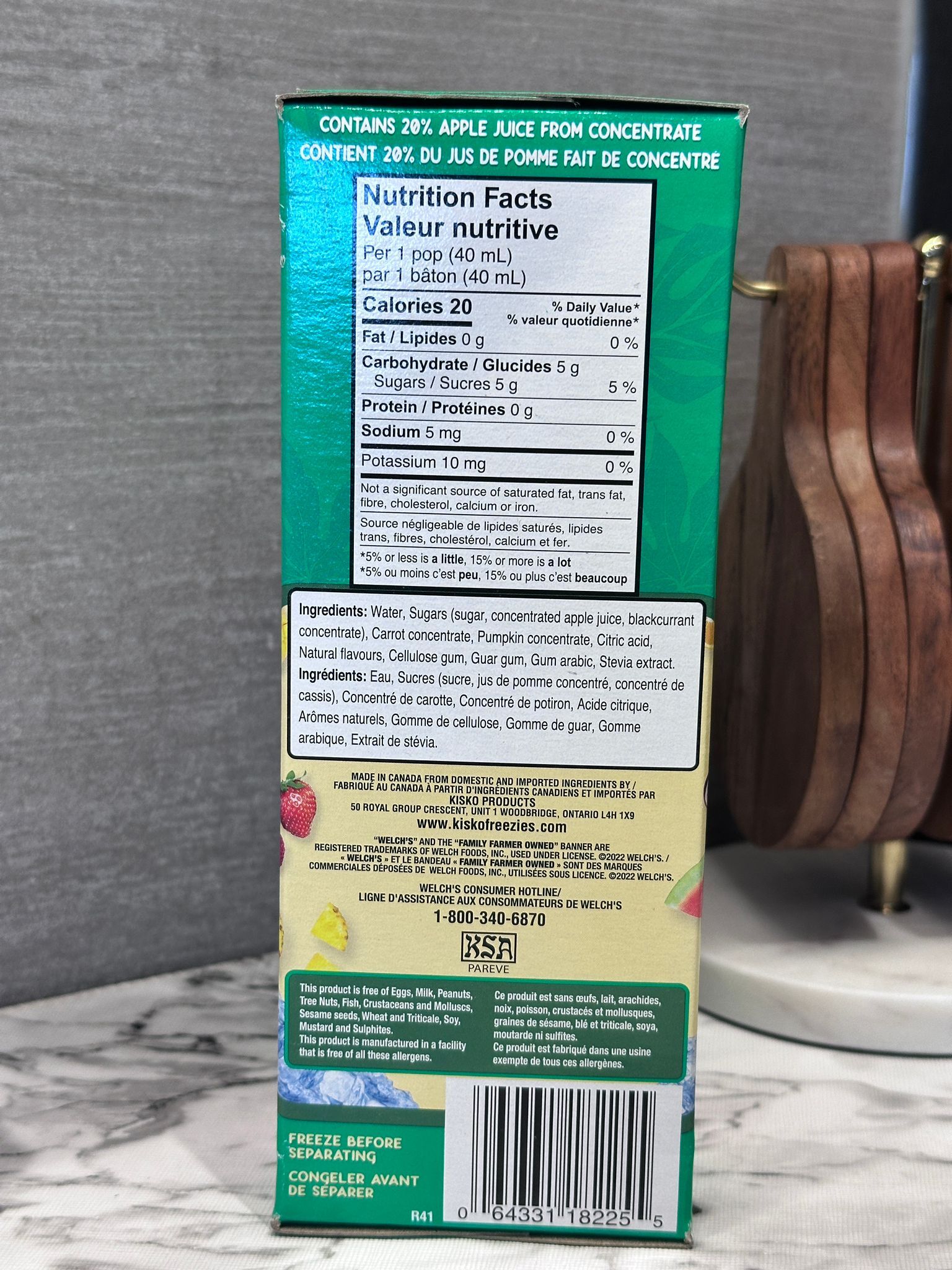 RZ55 Welch's 果汁唧唧冰(菠蘿百香果, 芒果橙, 西瓜莓味) 40ml x12枝 **到期日: 約 2027/06