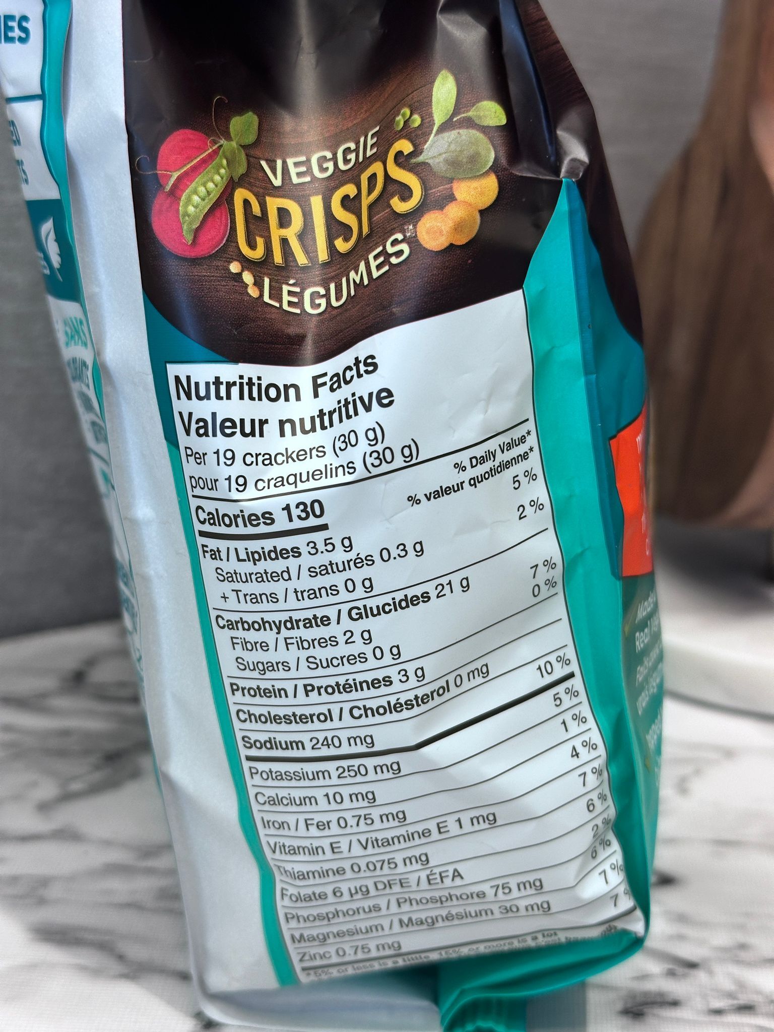 RZ60 Dare Veggie Crisps 海鹽味蔬菜脆片 100g  **到期日: 約 2026/07