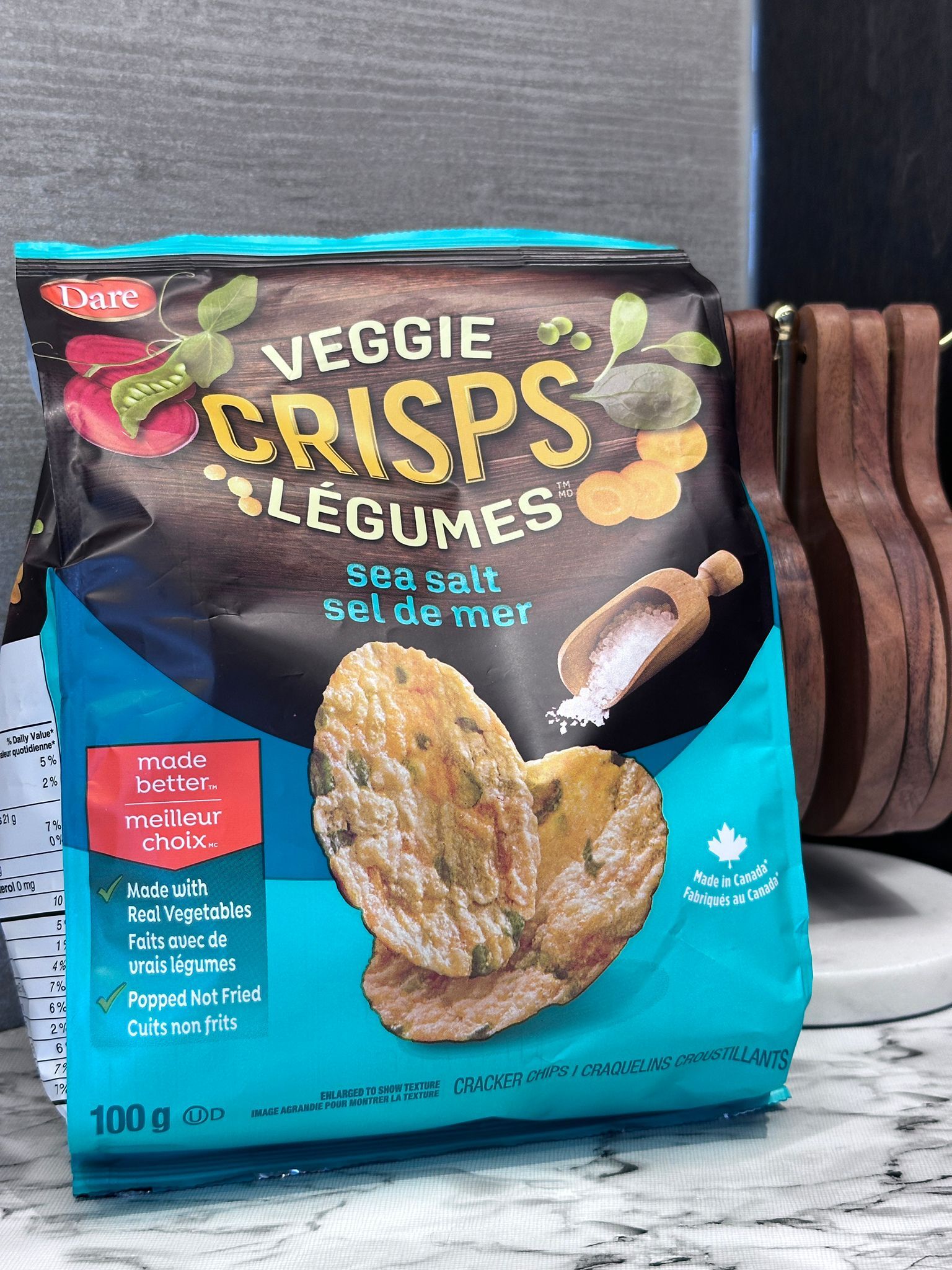 RZ60 Dare Veggie Crisps 海鹽味蔬菜脆片 100g  **到期日: 約 2026/07