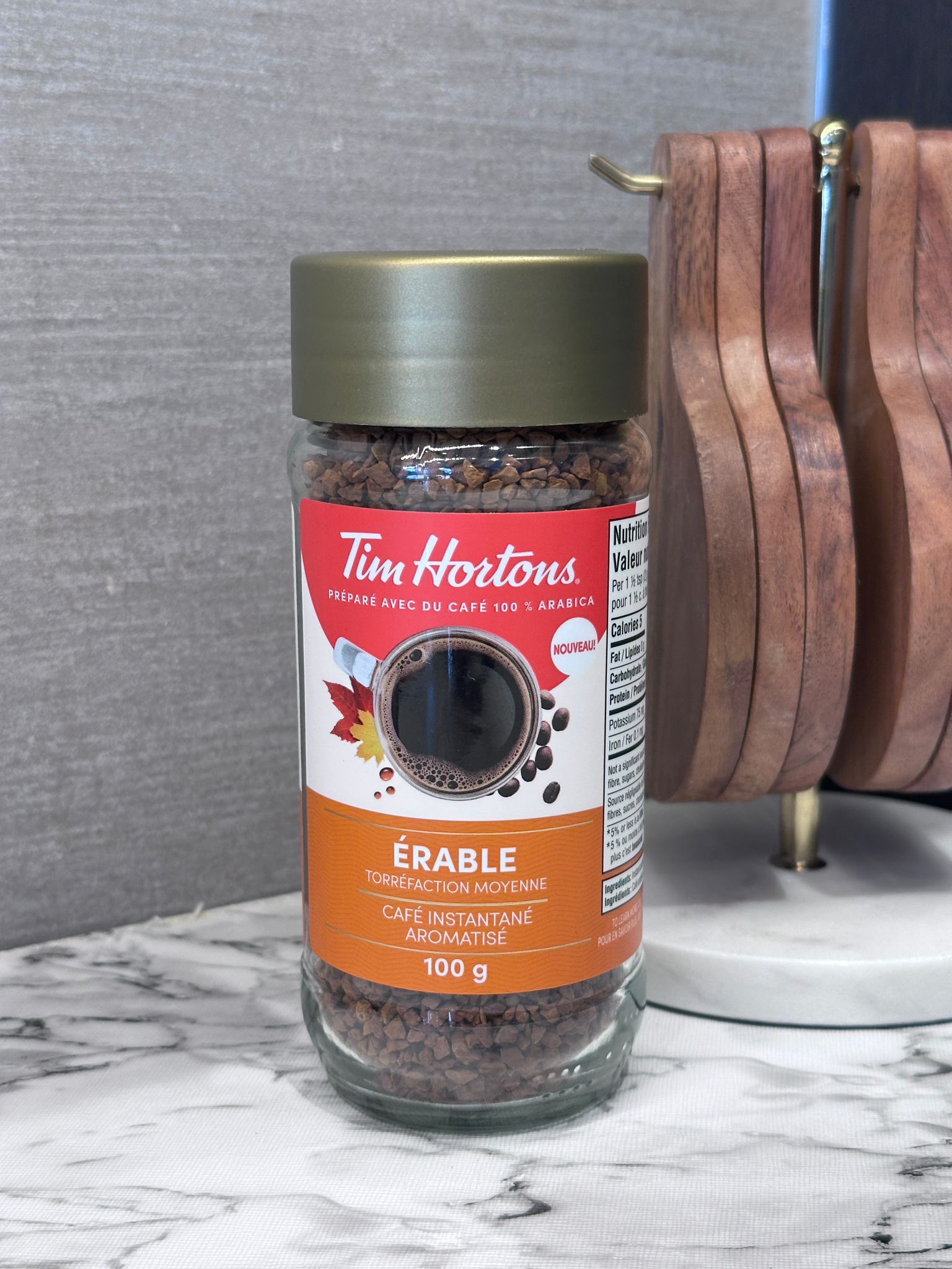 RZ61 Tims Maple Medium Roast Instant Coffee 楓糖味即溶咖啡粉 100g  **日: 約 2027/12