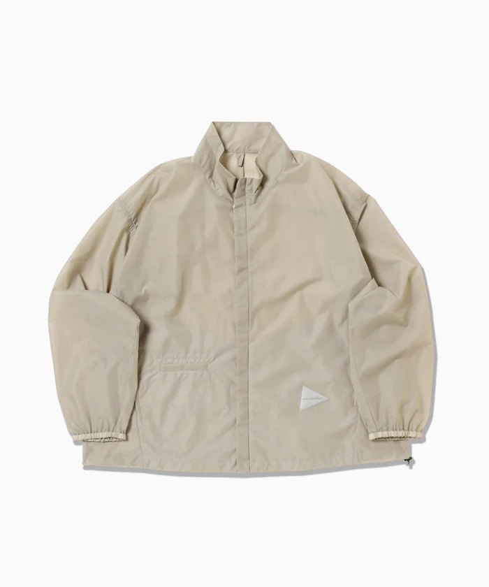 and wander｜Oversized Rip Jacket "Beige"