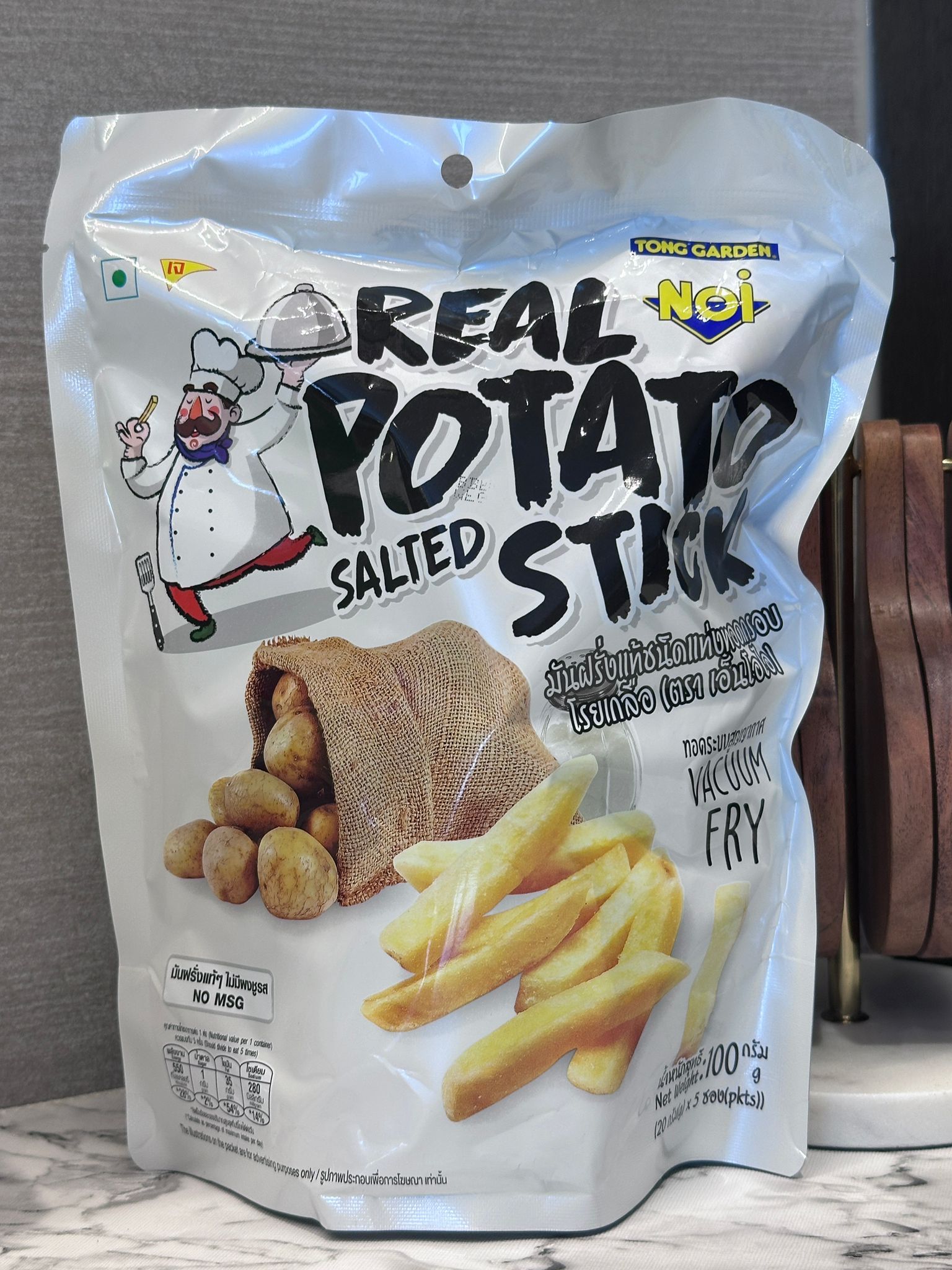 RZ62 Tong Garden Noi 鹽味薯條 20g x5包  **到期日: 約2026/10