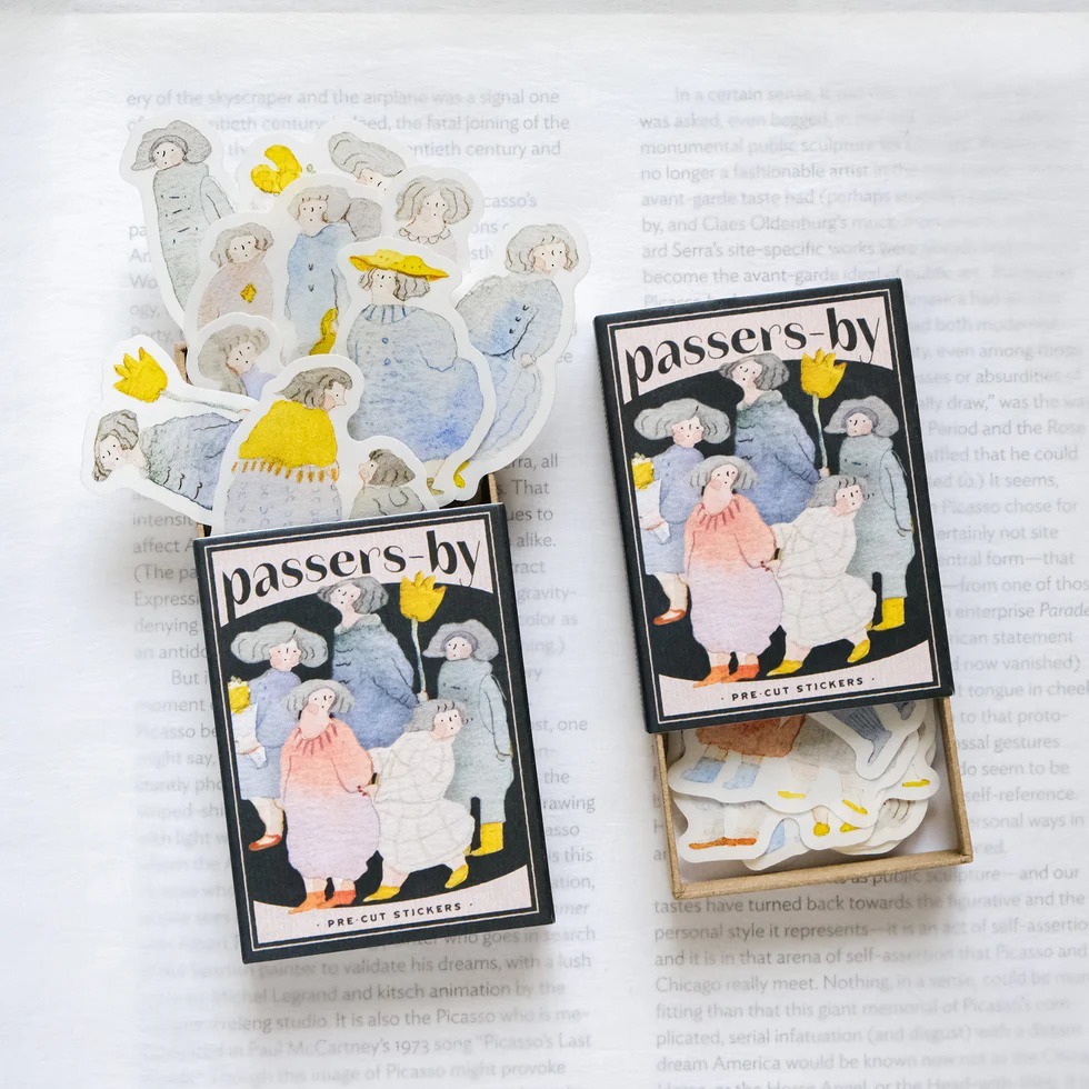 香港｜Dodolulu 火柴盒貼紙 路人 02