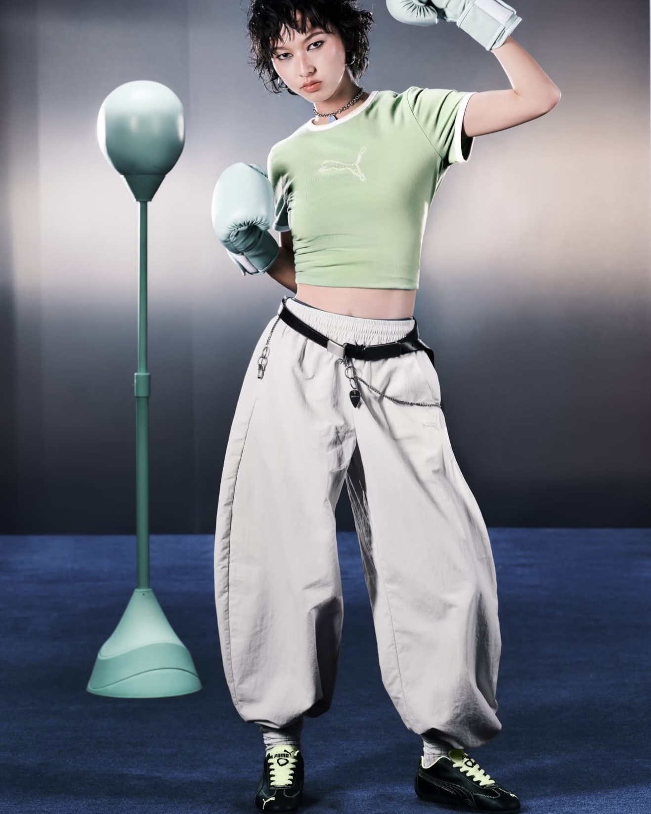 【Focus Store】預購 Powerpuff Girls x Puma Speedcat "Buttercup" 毛毛 飛天小女警聯名 黑綠 408101-01