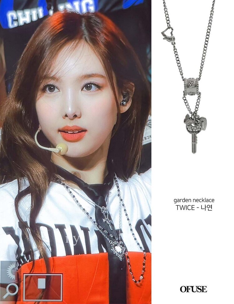 韓國限定🇰🇷 OFUSE garden necklace 鑰匙造型 可拆式 吊墜 項鏈 項鍊 不鏽鋼材質 TWICE 娜璉同款 / 預購