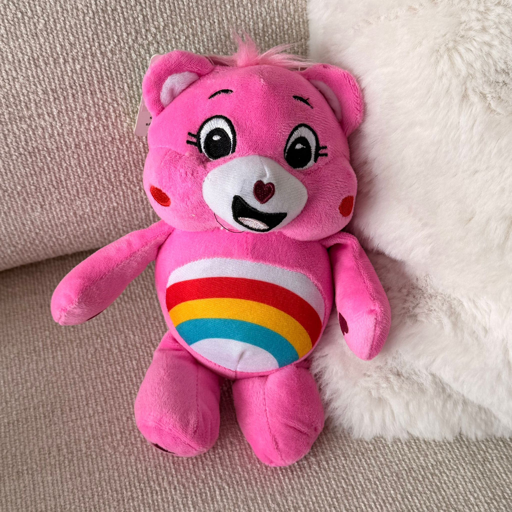 RZ72 粉紅色Care Bears  狗狗玩具 (高約8")