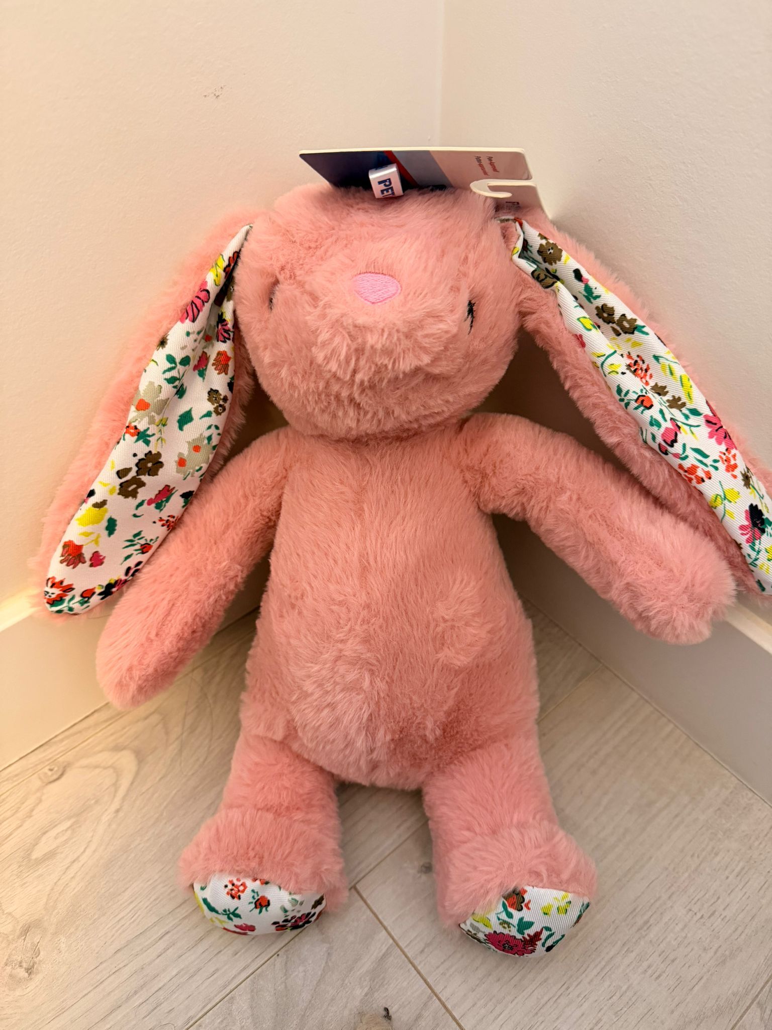 RZ87 粉紅色兔仔 狗狗玩具 (高約14")