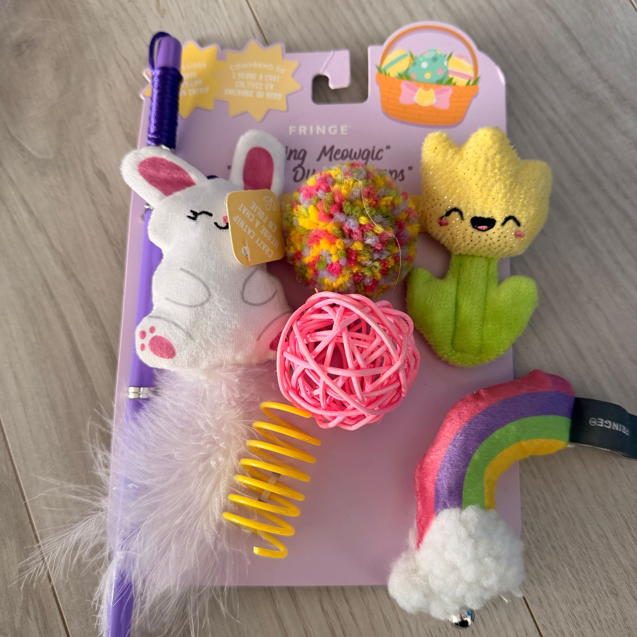 RZ90 兔仔花花主題 逗貓棒set