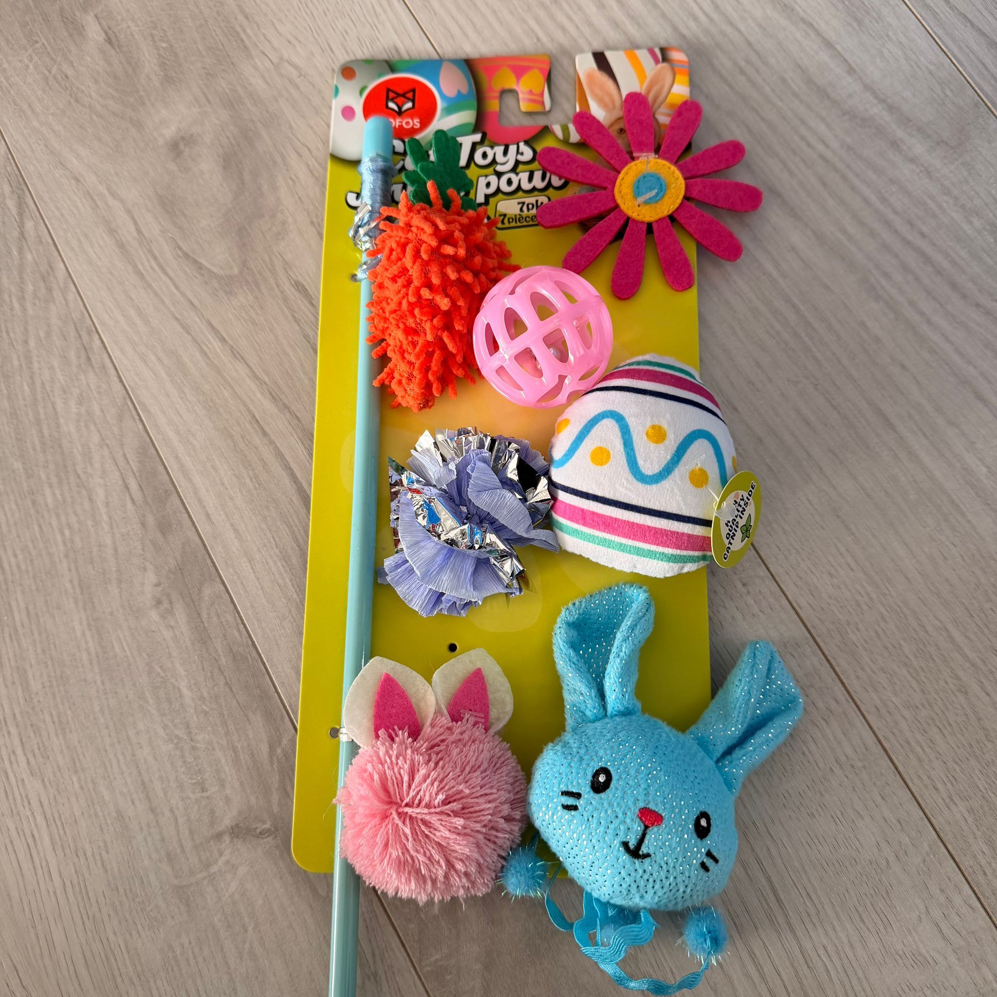 RZ93 復活節主題 逗貓棒set