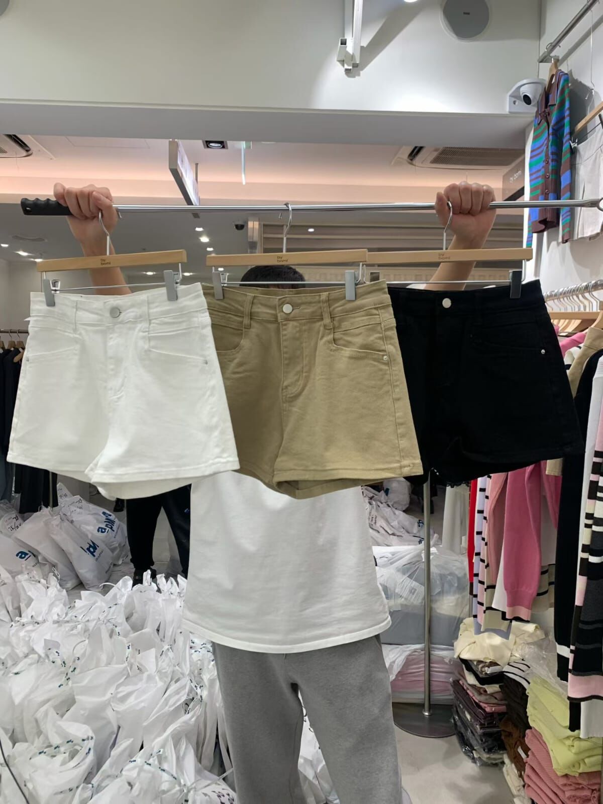 BM6014 高腰極顯瘦H版型短褲