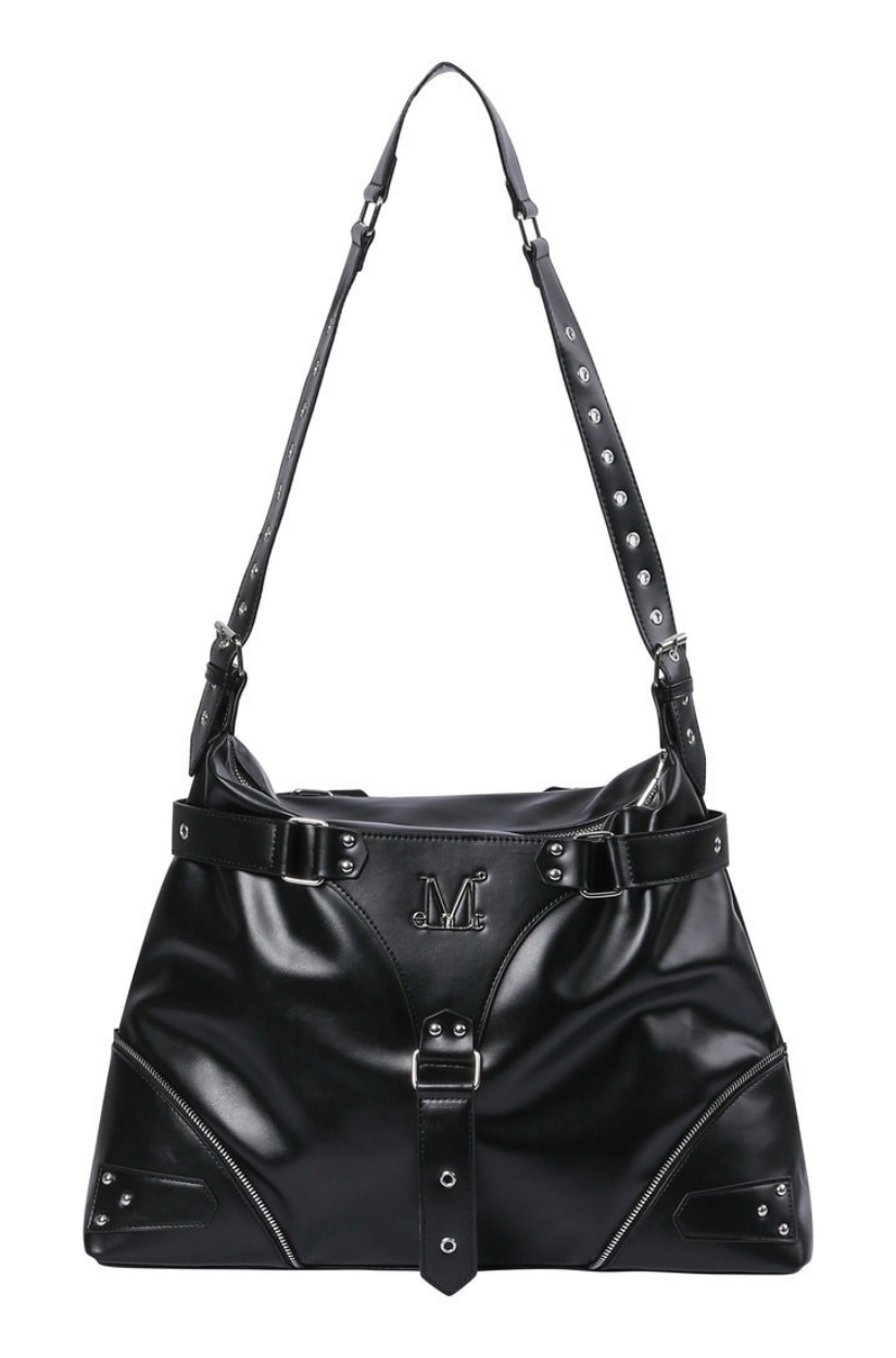 【 4/19收單 】MUCENT NIV 皮帶設計感皮革單肩包 韓國