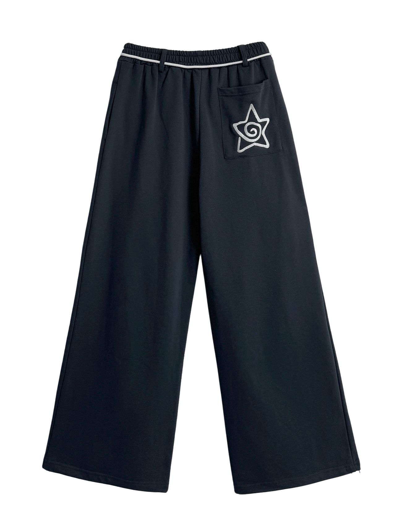 LOOXP 星星刺繡訓練長褲 9818-2