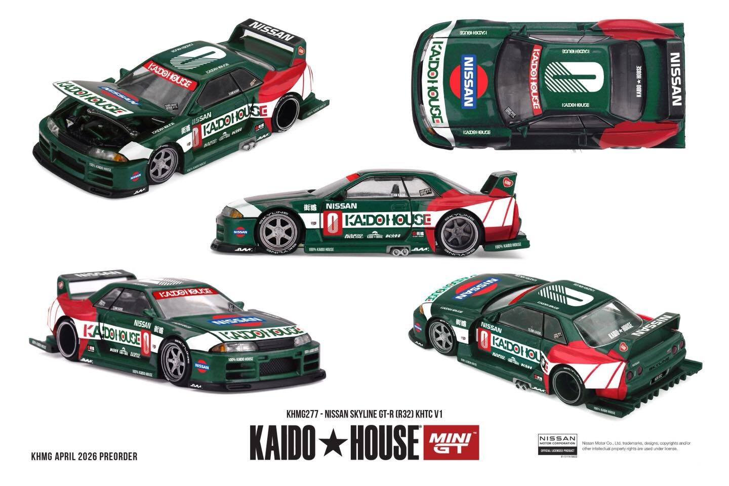 預訂 Pre Order - Kaido House Nissan Skyline GT-R R32 KHTC V1     (KHMG277)