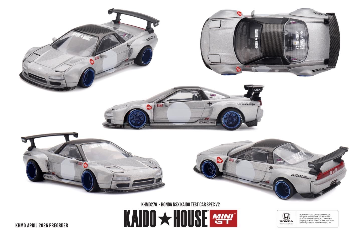 預訂 Pre Order - Kaido House Honda NSX Kaido Test Car Spec     (KHMG279)
