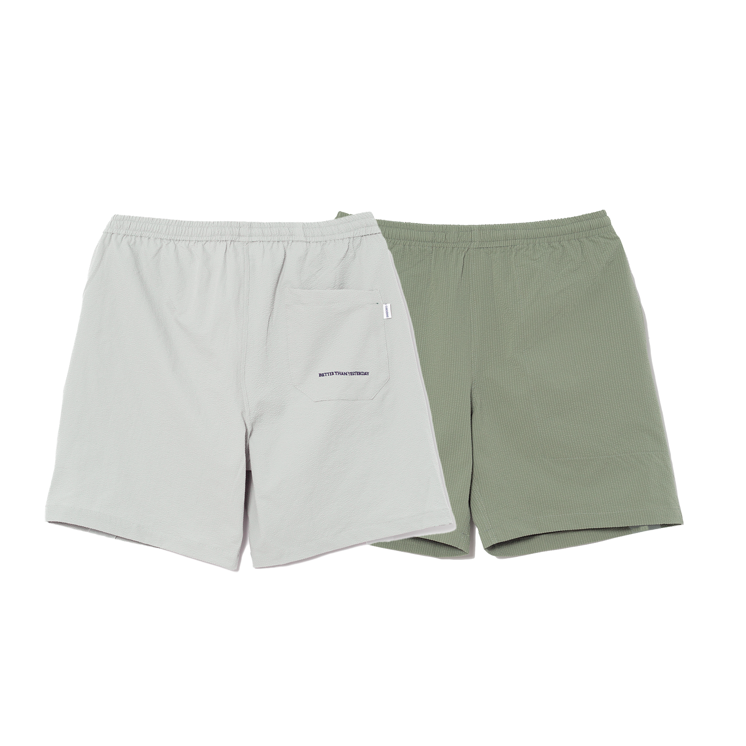 Shadow Bubbles Stripe Shorts / 泡泡紗直紋短褲