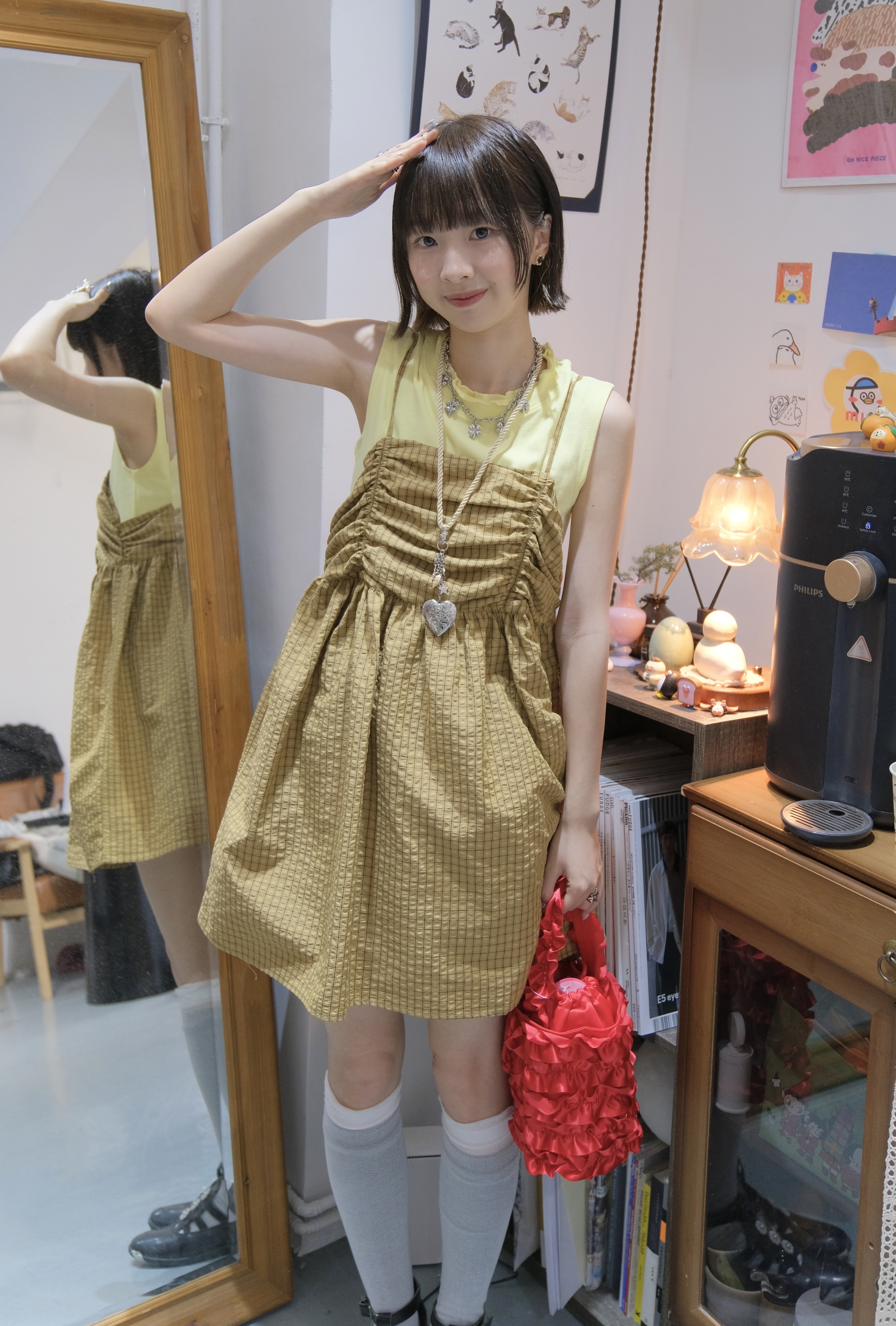 [四色入]推！靚格就就大傘VEST(Yellow)