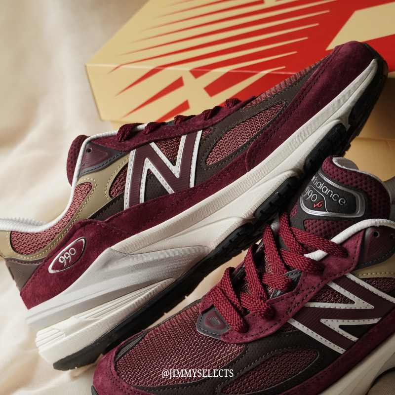 【代購】New Balance 990 V6 U990BT6美製復古慢跑鞋｜酒紅 Burgundy 🇺🇸
