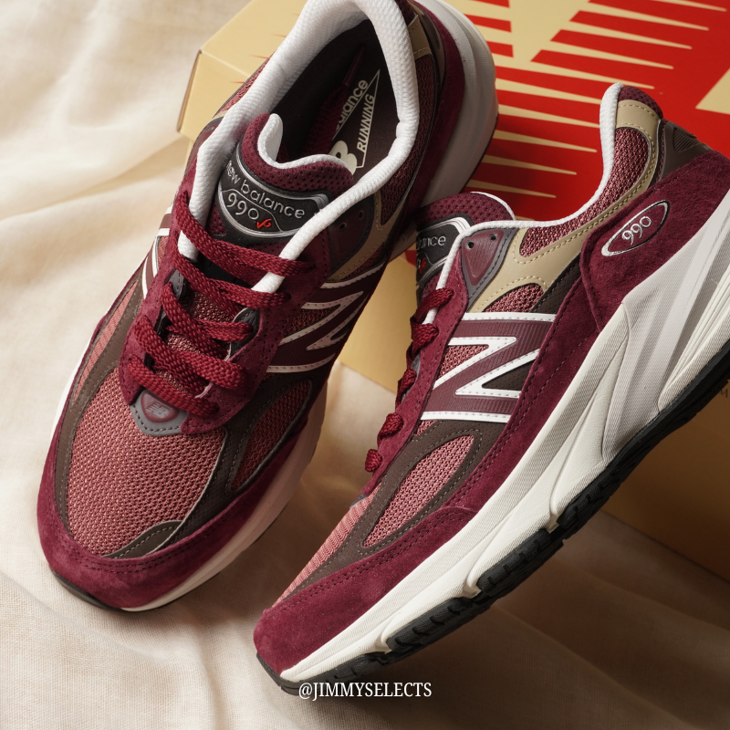 【代購】New Balance 990 V6 U990BT6美製復古慢跑鞋｜酒紅 Burgundy 🇺🇸