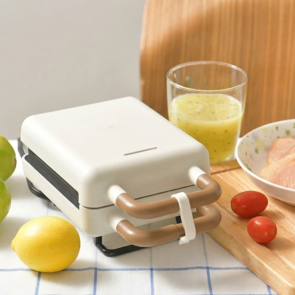 ROOMMI | 好簡單三明治機｜3分鐘早餐料理神器・雙烤盤設計