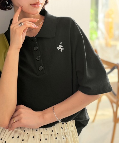 日本🇯🇵連線 Classical Elf 胸前刺繡針織Polo衫 刺繡 針織 簡約 休閒 運動 短袖 T恤 4色(任買兩件711免運)/預購