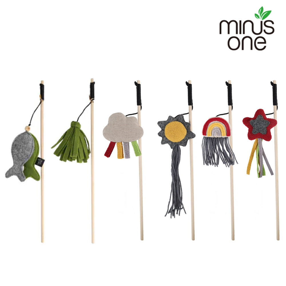 Minus One 邁樂思｜環保毛氈系列 甩甩貓草逗貓棒