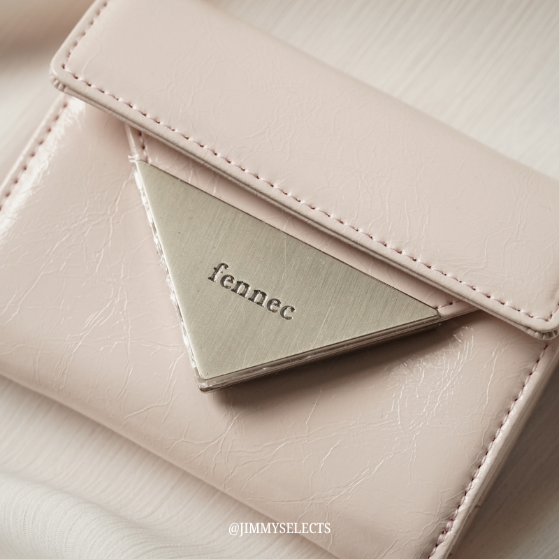 代購】fennec CRINKLE TRIANGLE DOCO WALLET - BLOSSOM