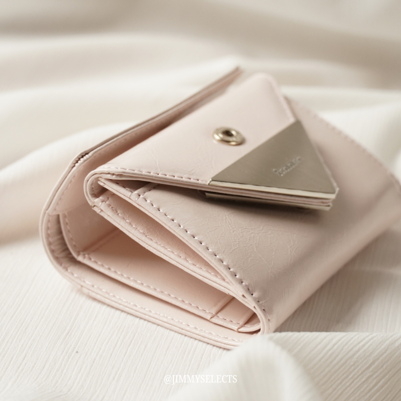 【代購】fennec  CRINKLE TRIANGLE DOCO WALLET - BLOSSOM